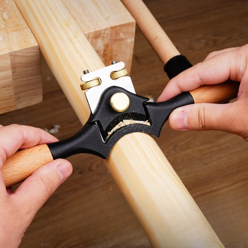 Drawknife Blade - Beukenhouten handvat met concave bodem Vogelhakmes