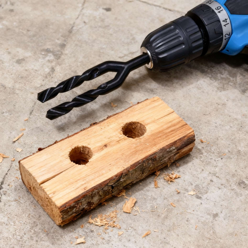 Woodworking Jokes - Praktische grap Dubbele Twist-boor Grappig grapje