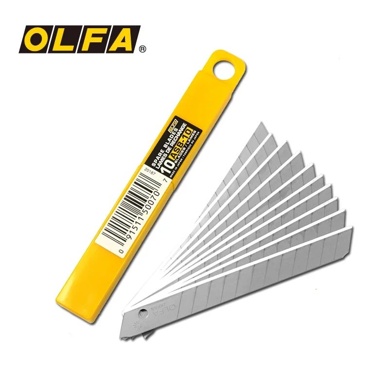 Woodworking Wallpaper - OLFA ASB-10 9mm Reservemesjes 10 stuks