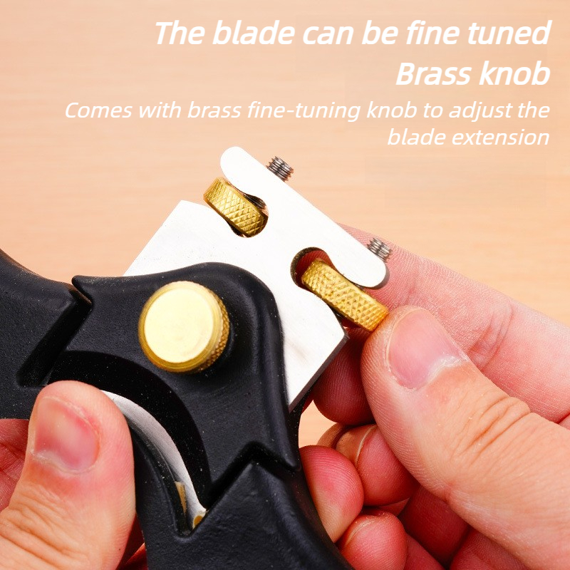 Beukenhouten handvat met conca - Drawknife Blade recensie en prijs