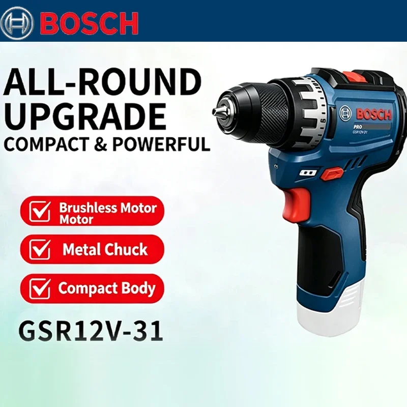 Bosch GSR 12V-31 Borstelloze E - Woodworking Workshop recensie en prijs
