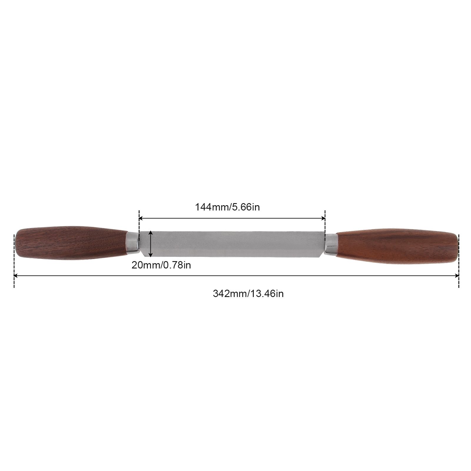1 Stuk Walnoot Hout Houtwerk H - Drawknife Blade recensie en prijs