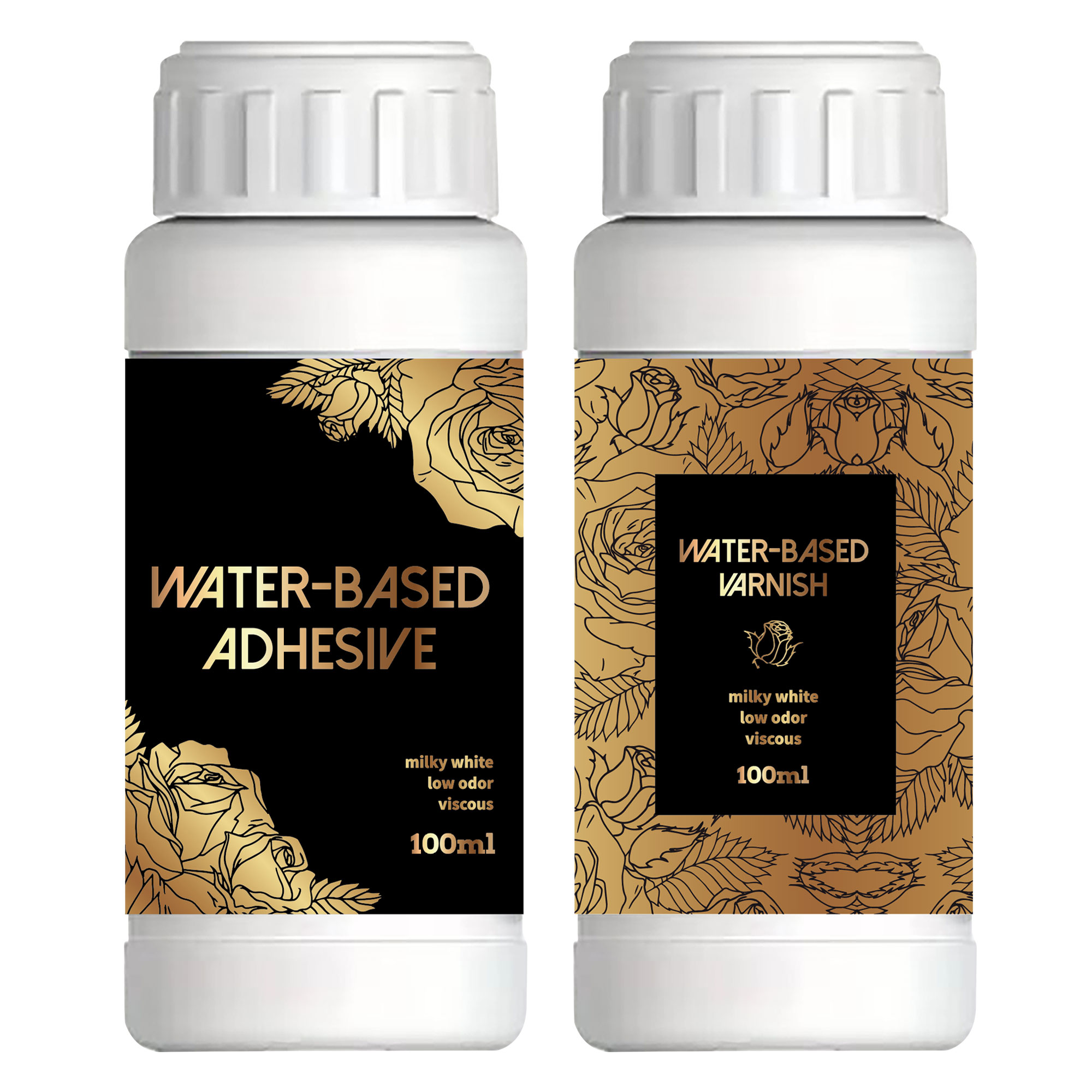 100ML/200ML gouden folie lijms - Woodworking Resin recensie en prijs
