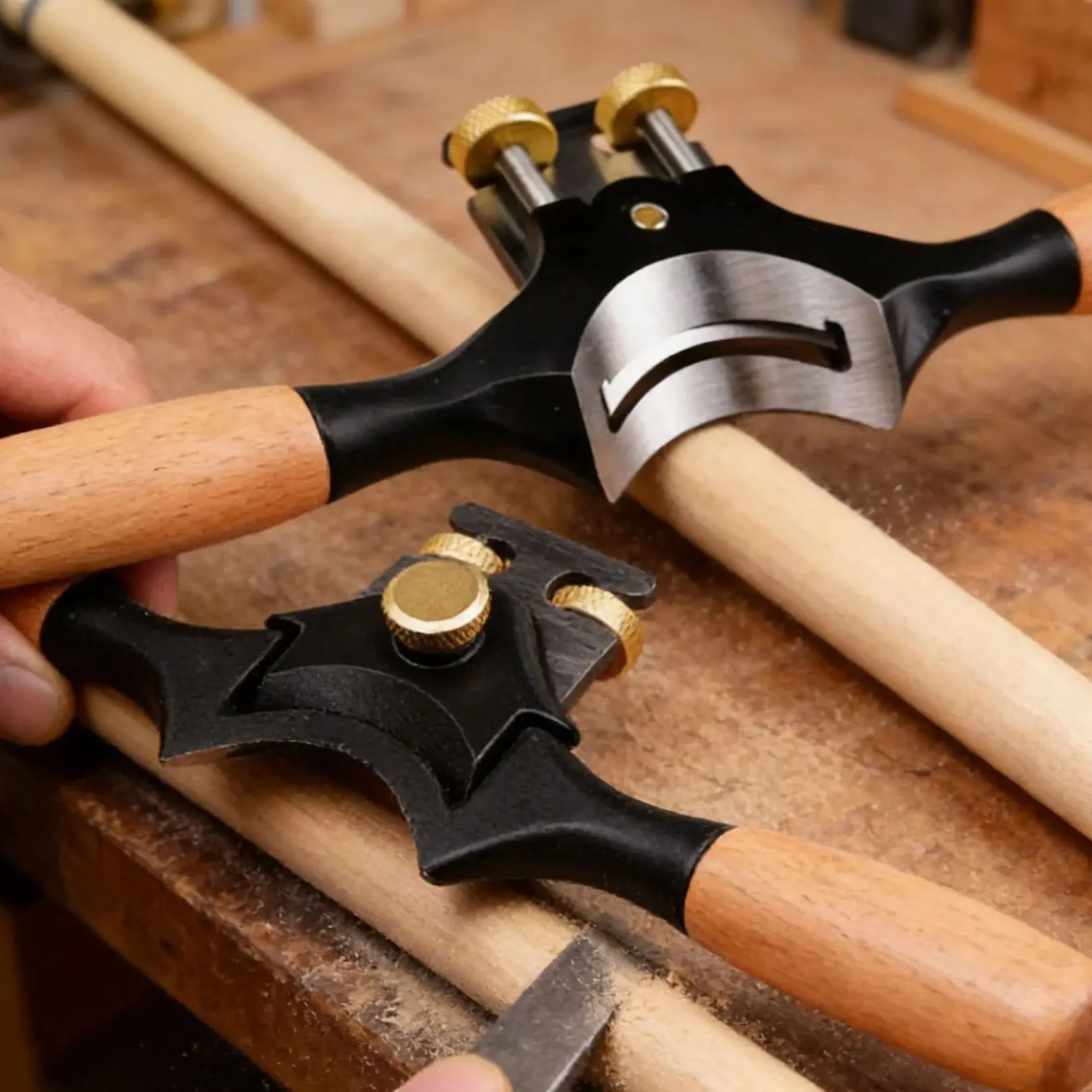 Verstelbare tweehandige mini-s - Drawknife Blade recensie en prijs