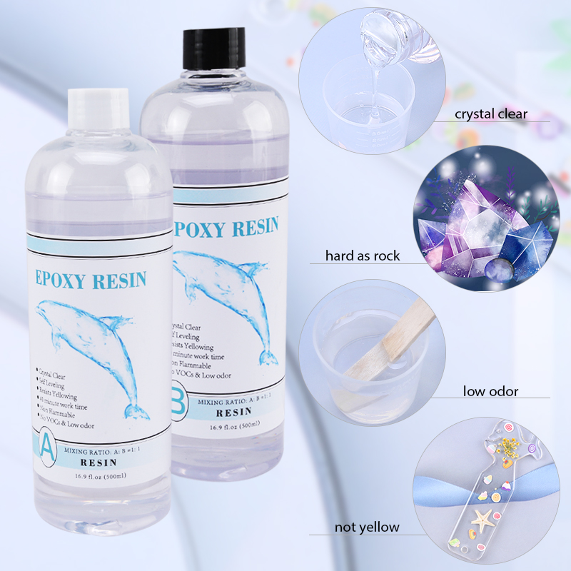 1:1 heldere epoxyhars kristalh - Woodworking Resin recensie en prijs