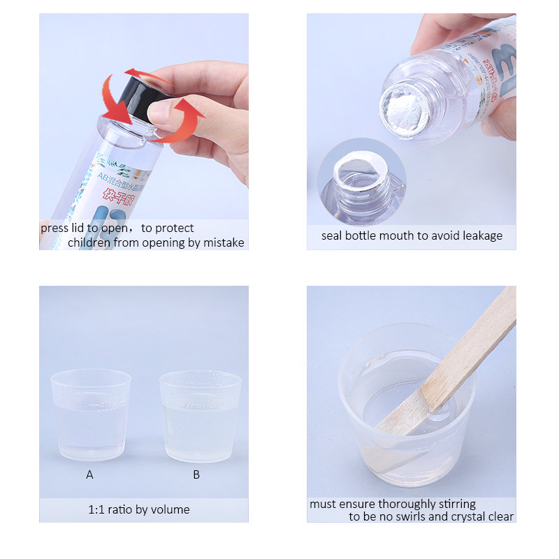 1:1 heldere epoxyhars kristalh - Woodworking Resin recensie en prijs